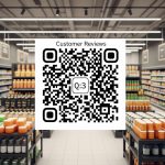 qr code for reviews on product packaging